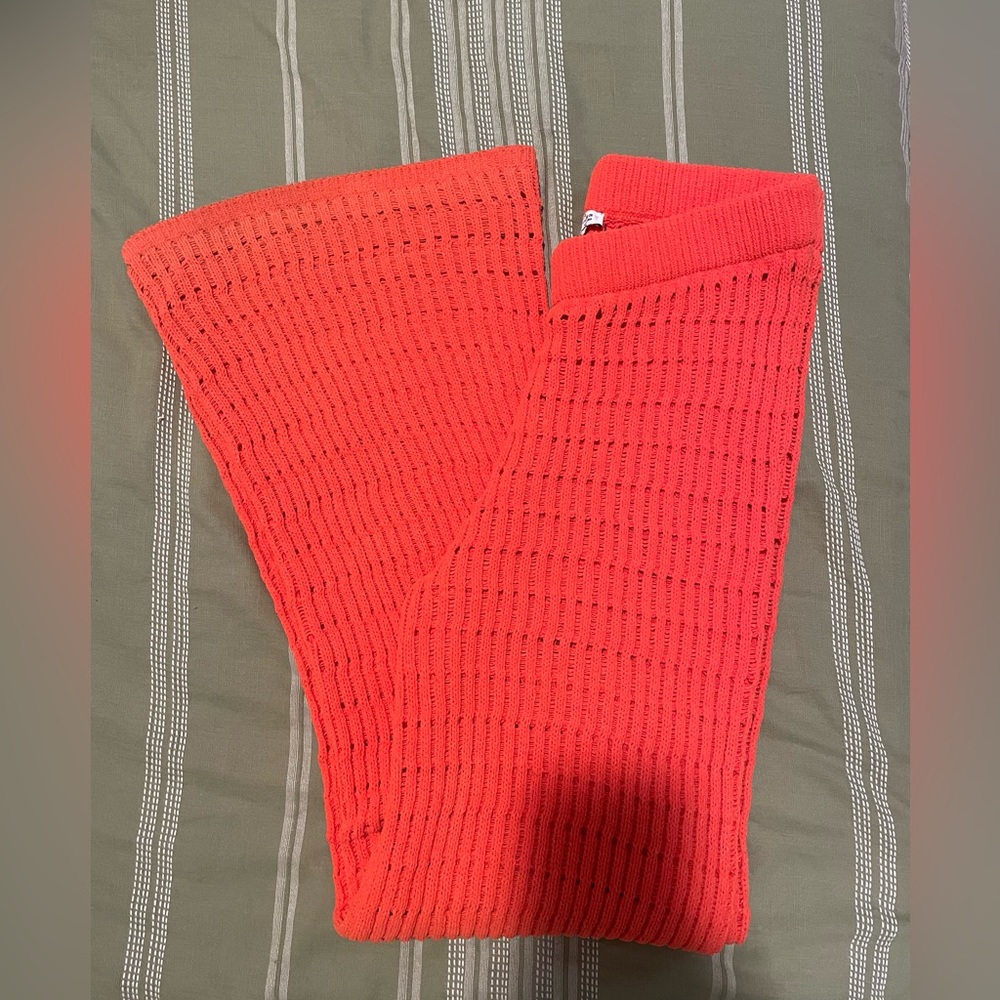 Zara Knit Orange Pants